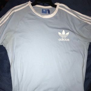adidas baby blue t shirt